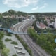 Radbrücke Tübingen Visualisierung