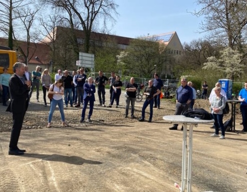 Radbrücke Tübingen Spatenstich