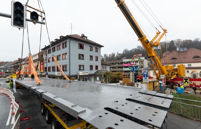 Ingenieurbau Radbrücke Tübingen