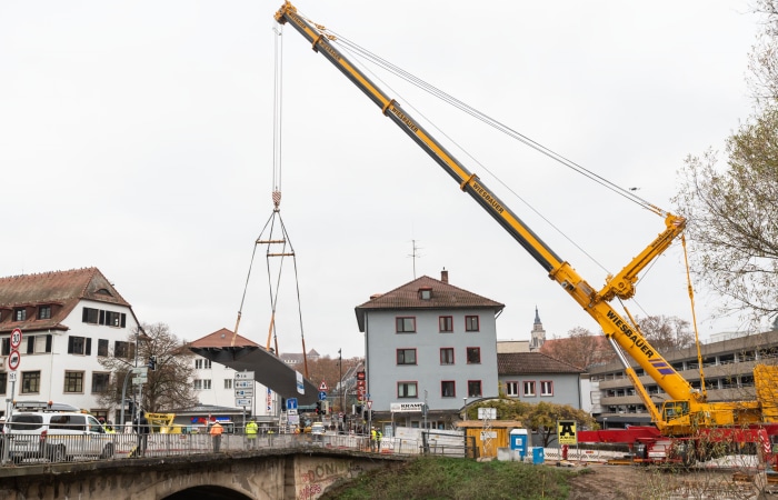 Ingenieurbau Radbrücke Tübingen