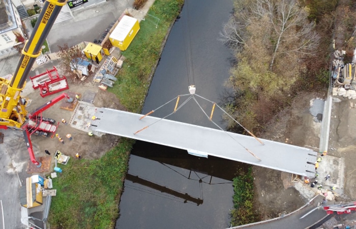 Ingenieurbau Radbrücke Tübingen