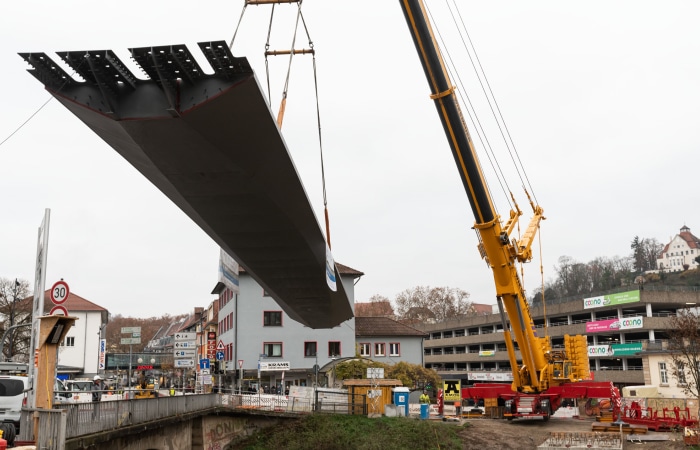 Ingenieurbau Radbrücke Tübingen