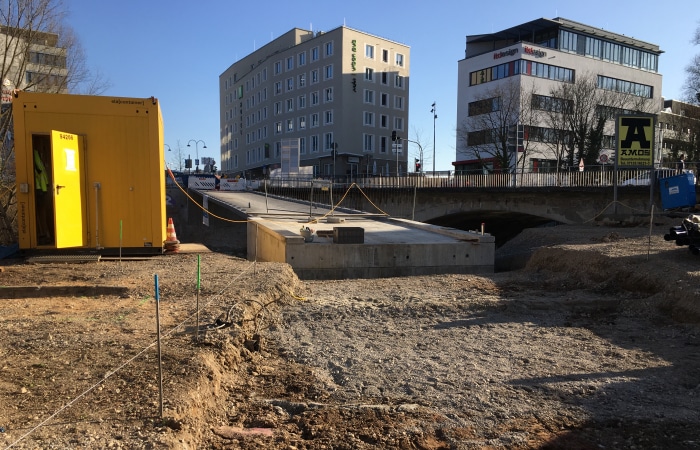 Ingenieurbau Radbrücke Tübingen