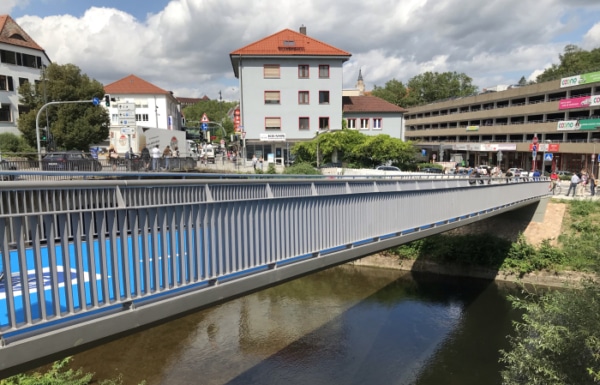 Ingenieurbau Radbrücke Tübingen