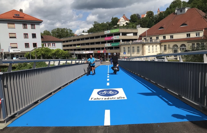 Ingenieurbau Radbrücke Tübingen