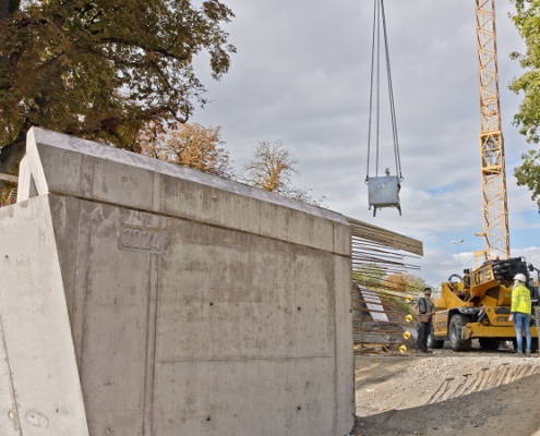 Ingenieurbau Radbrücke West Tübingen