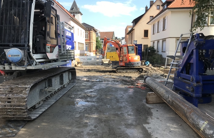 Ingenieurbau Straßenüberführung Schwaigern