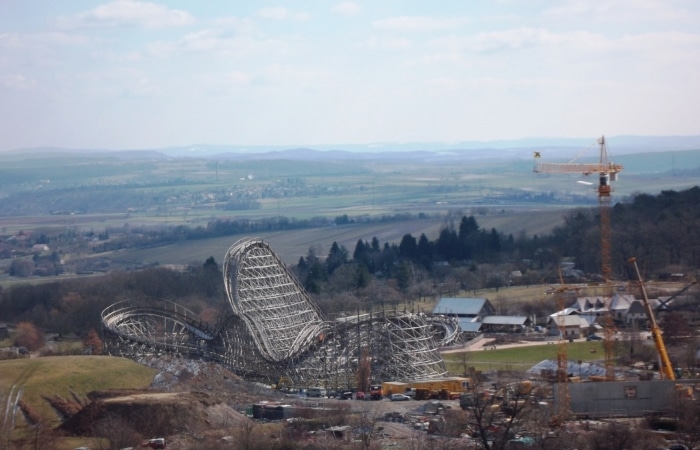 Ingenieurbau Tripsdrill Karacho Stahlachterbahn