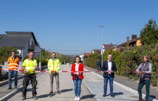 Bauabnahme Straßensanierung Großingersheim