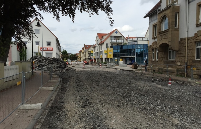 Tief- und Straßenbau Kreisverkehr Brackenheim