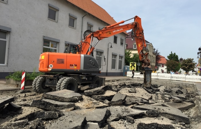 Tief- und Straßenbau Kreisverkehr Brackenheim