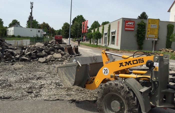 Tief- und Straßenbau Kreisverkehr Brackenheim