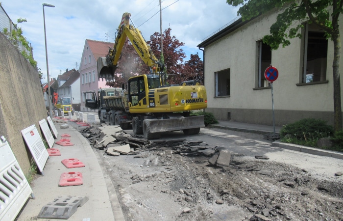 Straßensanierung Klingenberg