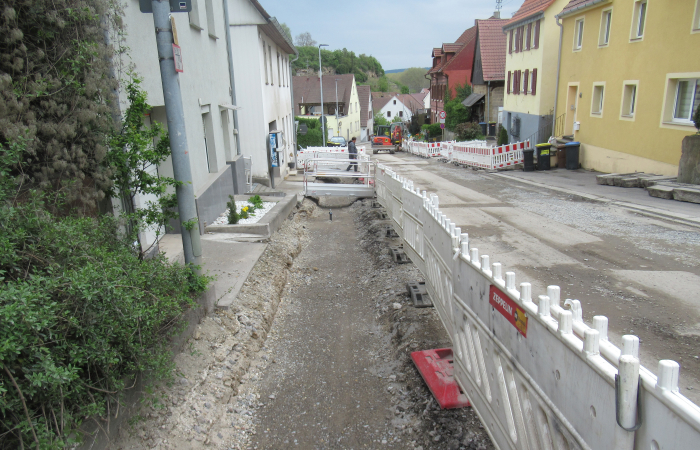Straßensanierung Klingenberg