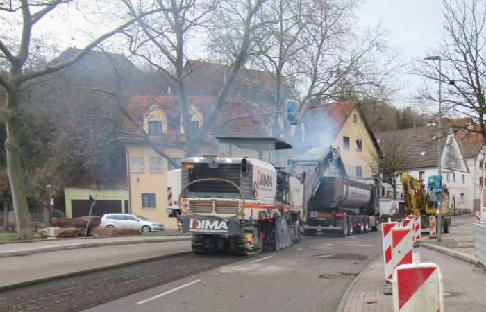 Straßensanierung Klingenberg