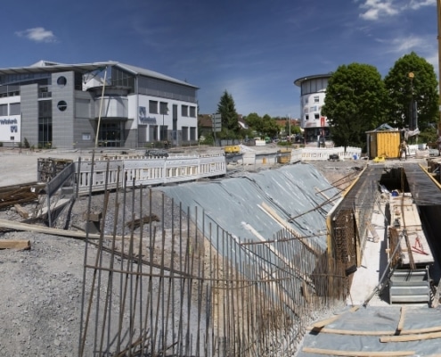 Tief- und Straßenbau Kreisverkehr Brackenheim