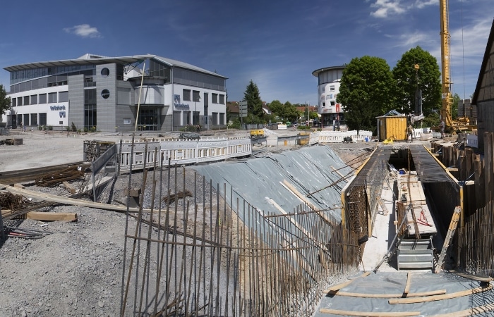 Tief- und Straßenbau Kreisverkehr Brackenheim