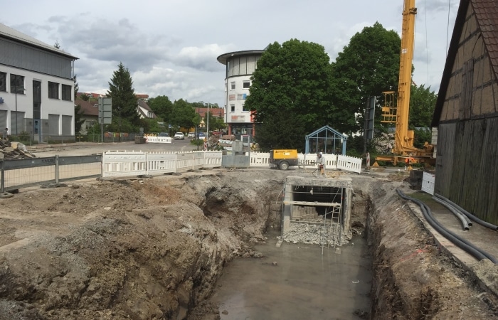 Tief- und Straßenbau Kreisverkehr Brackenheim