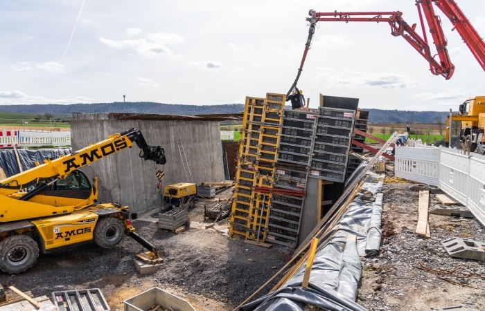 Unterführungsbauwerk zur Ortsumfahrung Pfaffenhofen - Güglingen