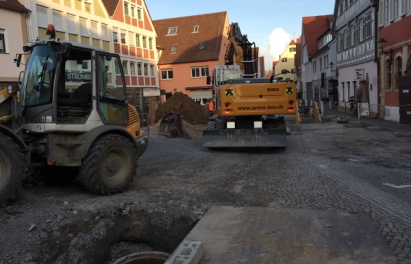 Tief- und Straßenbau Innenstadtsanierung Bönnigheim