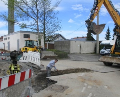 Tief- und Straßenbau Sanierung Rosenfeld Erligheim