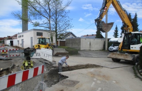 Tief- und Straßenbau Sanierung Rosenfeld Erligheim