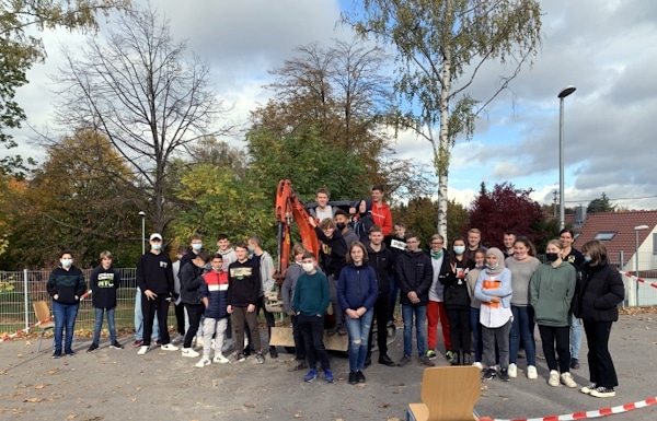 Gruppenbild Schulbesuch Nordheim