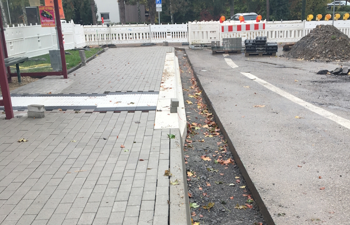 Barrierefreier Umbau von Bushaltestellen Bad Wimpfen