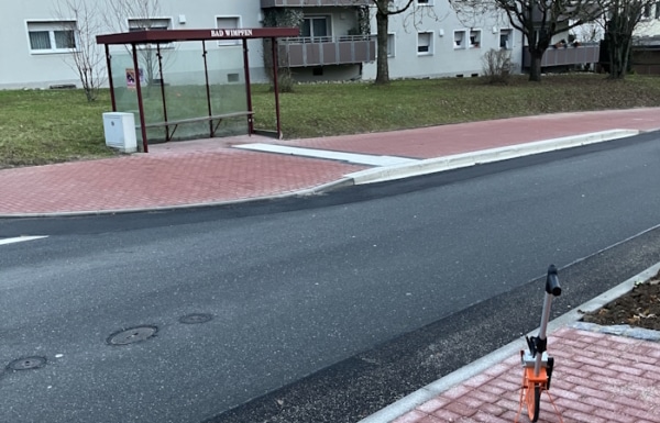 Barrierefreier Umbau von Bushaltestellen Bad Wimpfen
