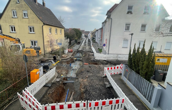 Straßensanierung Hölderlinstraße Lauffen a.N.