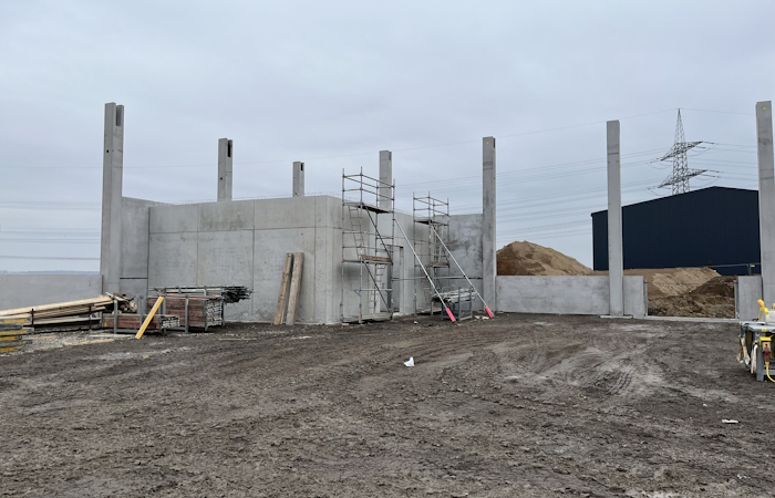 Schlüsselfertiges Bauen Gewerbehalle Neckarwestheim