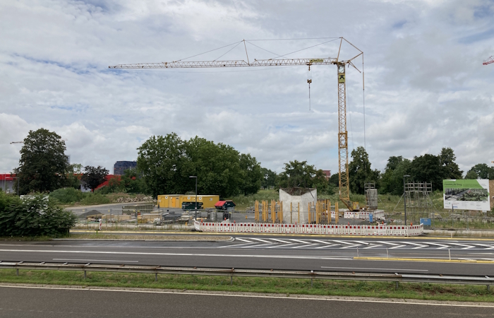 Ingenieurbau Neubau Franklin Steg Mannheim