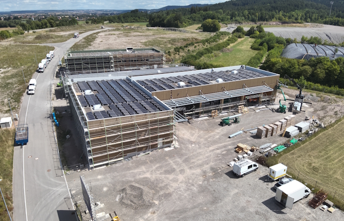 Neubau BZ Oberndorf Drohnenbilder Baustelle