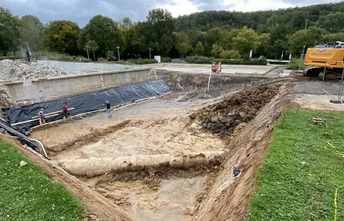 Hoch- und Ingenieurbau Freibad Untergruppenbach