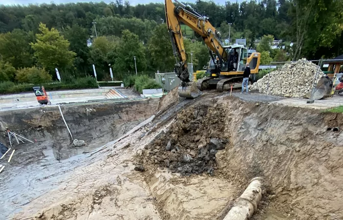 Hoch- und Ingenieurbau Freibad Untergruppenbach