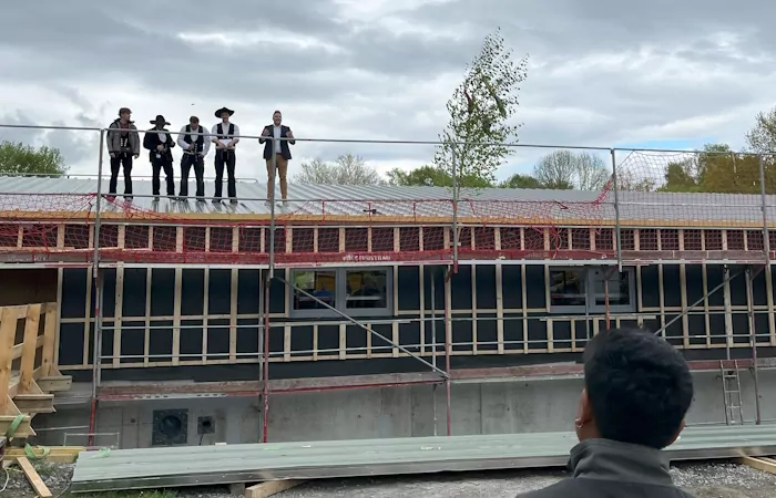 Richtfest Technikgebäude Freibad Untergruppenbach