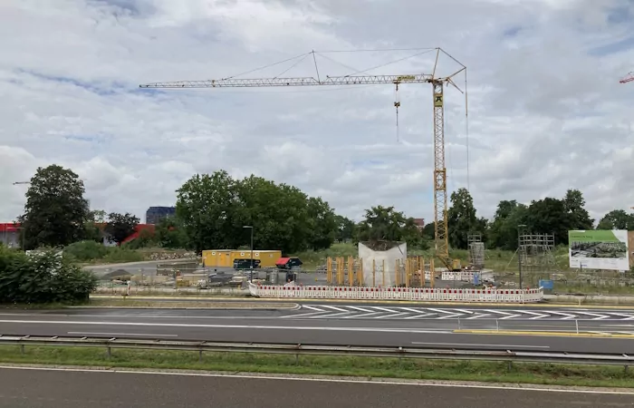 Ingenieurbau Neubau Franklin Steg Mannheim