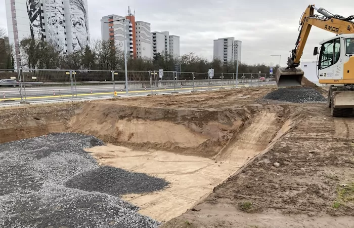 Ingenieurbau Neubau Franklin Steg Mannheim