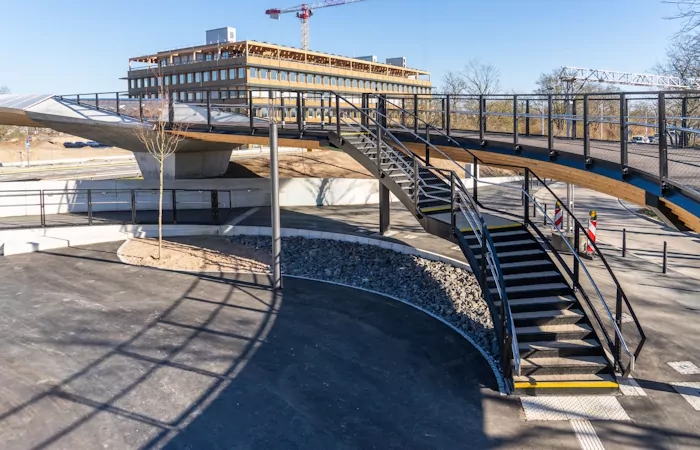 Ingenieurbau Neubau Franklin Steg Mannheim